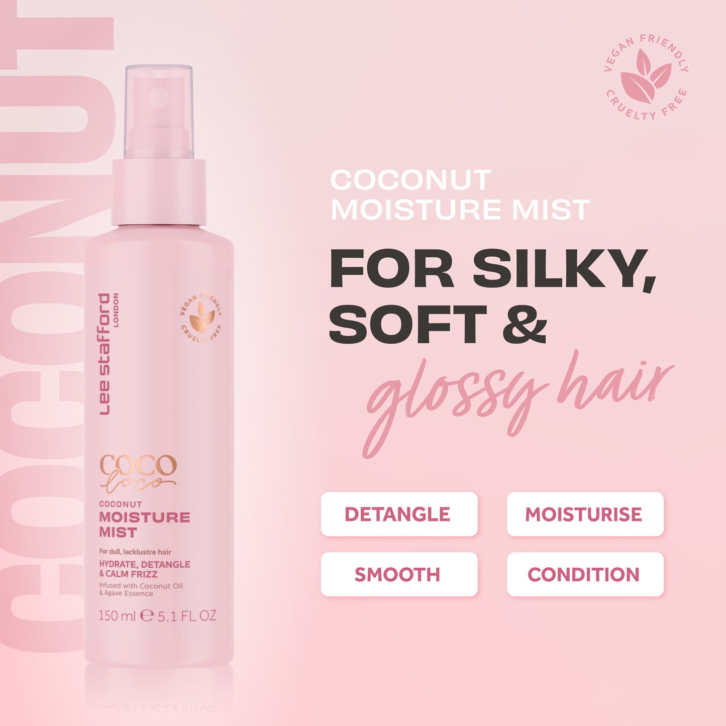 Coco Loco Feuchtigkeitsspray mit Kokos
