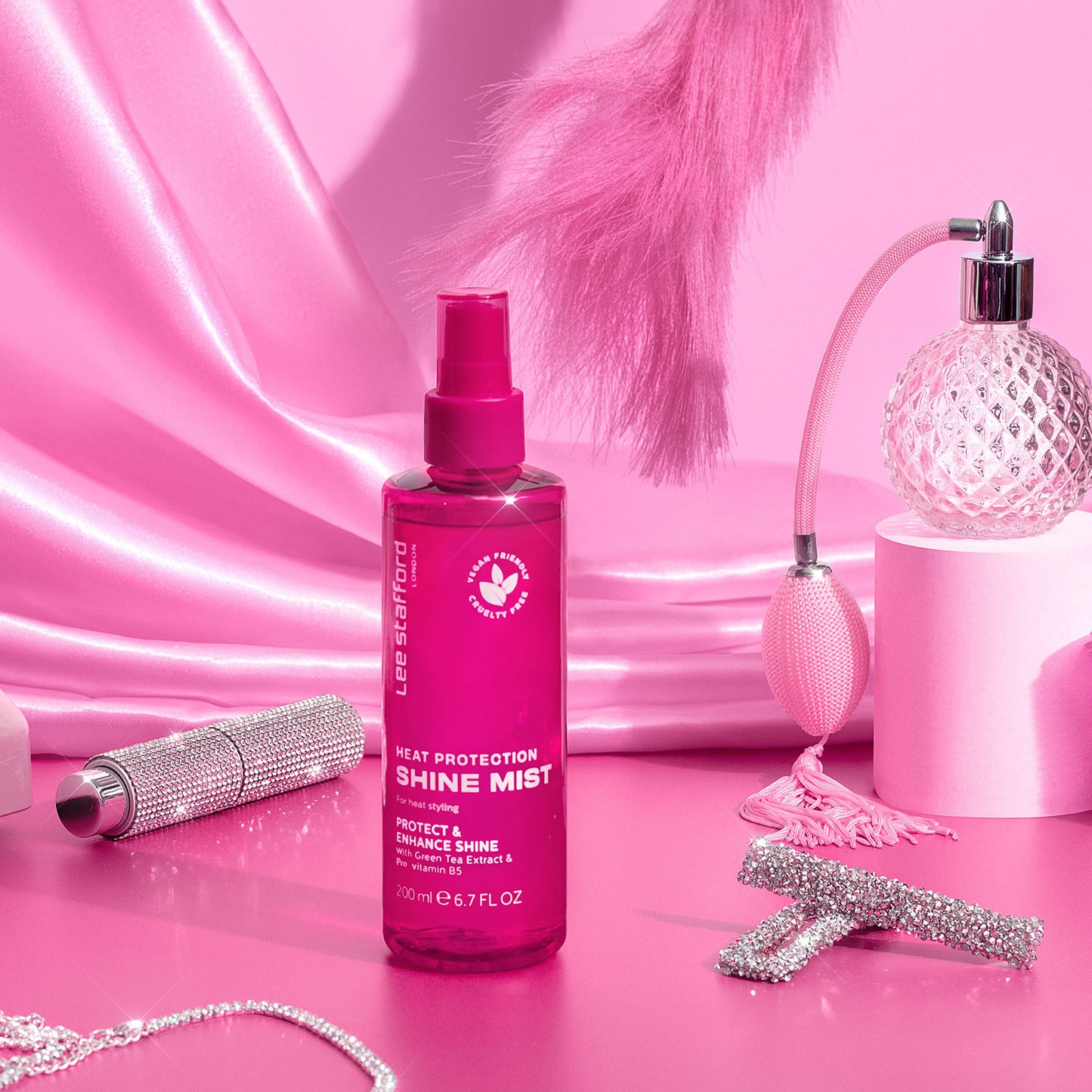 Glanz-Hitzeschutzspray