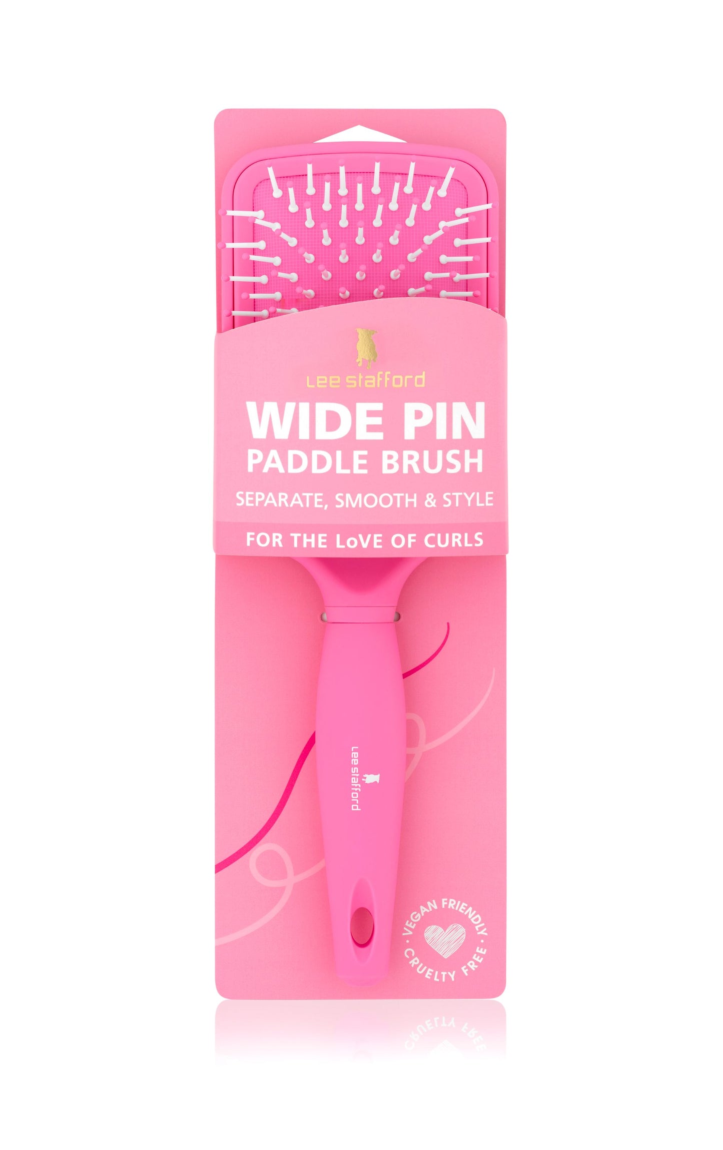 WIDE PIN PADDLE BRUSH