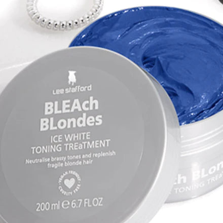 BLEACH BLONDES ICE WHITE TONING