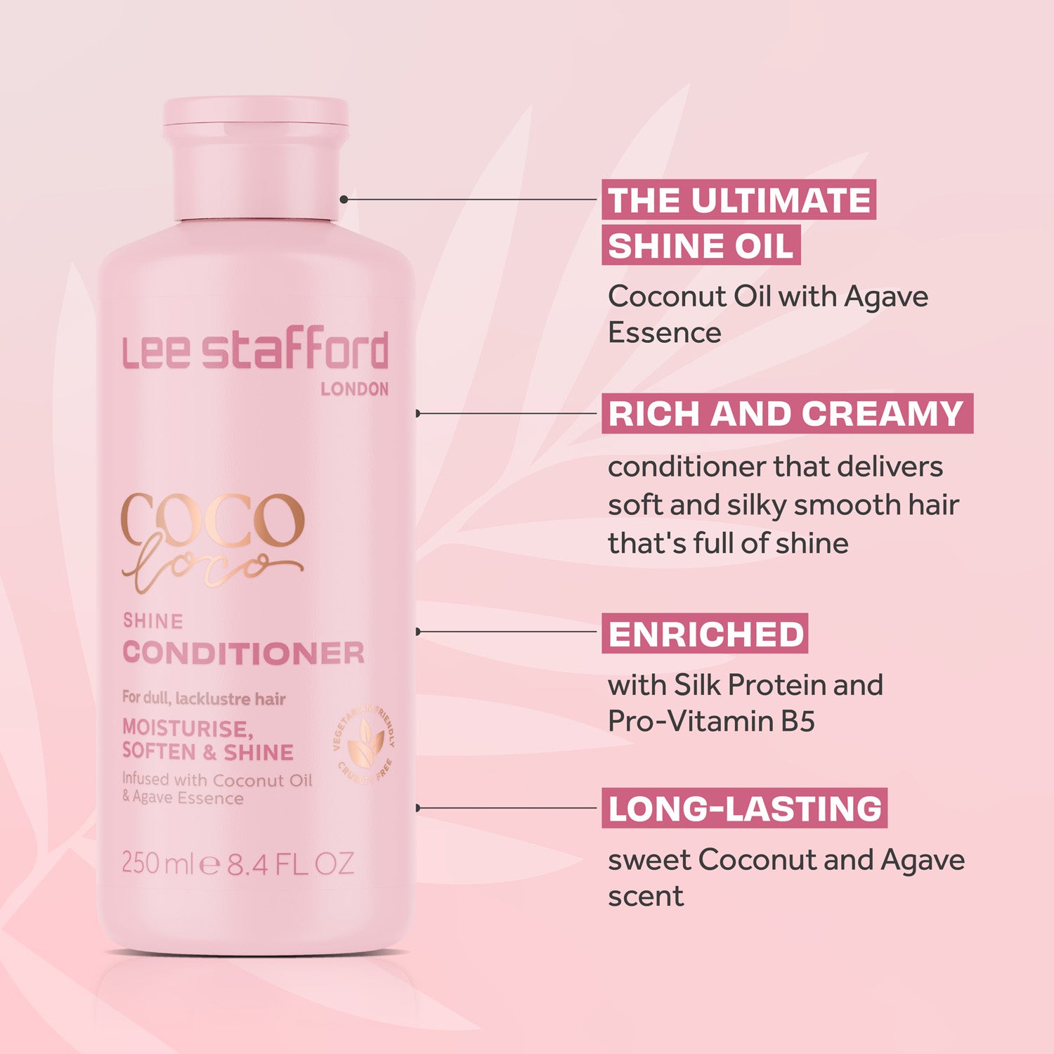 Coco Loco Shine Conditioner – Lee Stafford DE