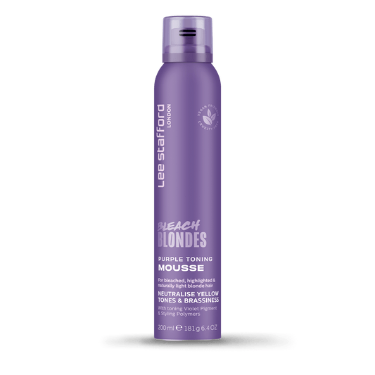 Bleach Blondes Purple Toning Schaumfestiger